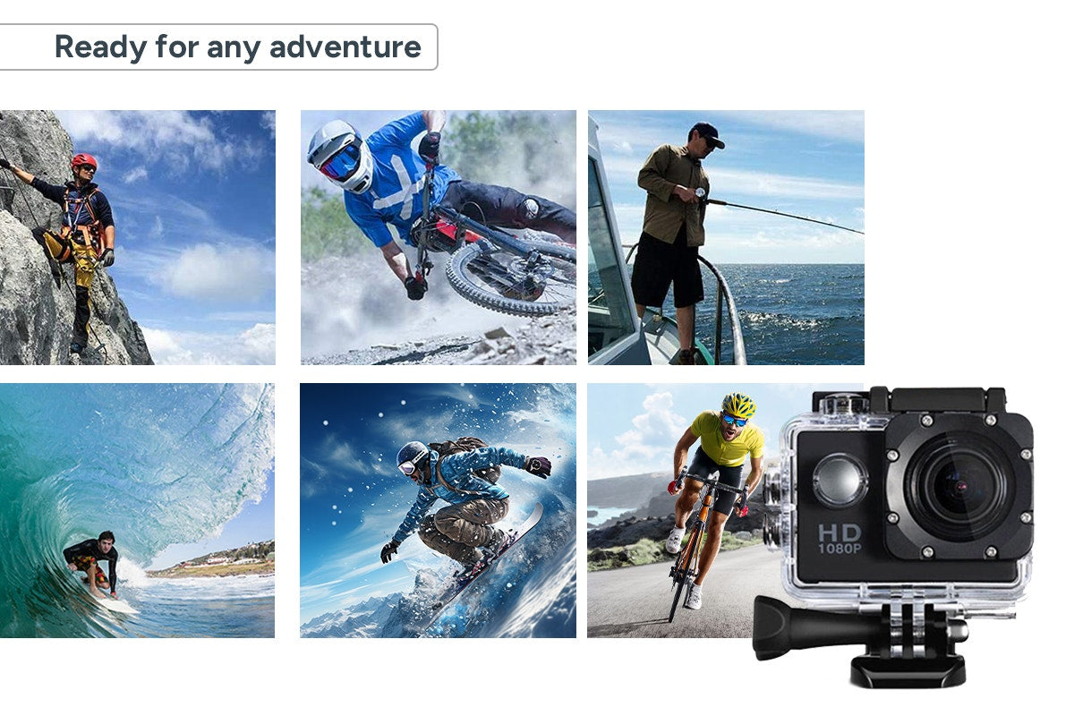 Kogan 1080P Action Camera Waterproof with Case