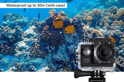 Kogan 1080P Action Camera Waterproof with Case