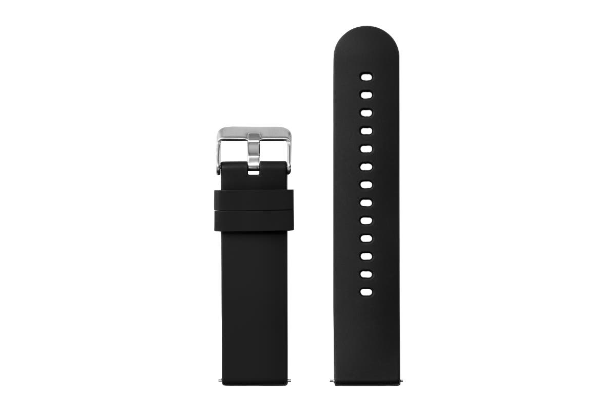 Silicone Strap for Kogan Active 3 Pro Smart Watch (Black)