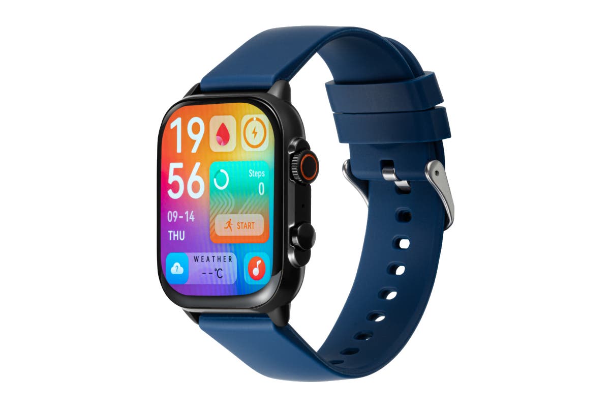 Silicone Strap for Kogan Active 3 Pro Smart Watch (Navy)