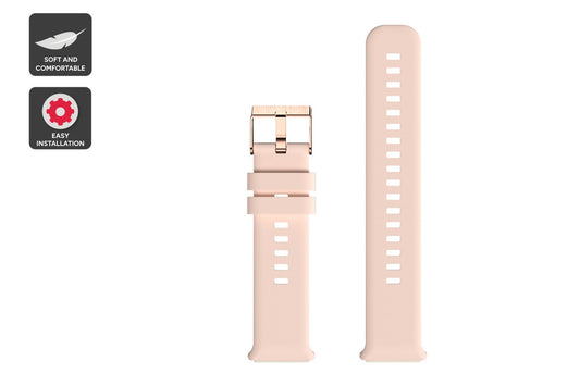 Silicone Strap for Kogan Active Slim Smart Watch - Rose Gold)
