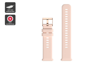 Silicone Strap for Kogan Active Slim Smart Watch  - Rose Gold)