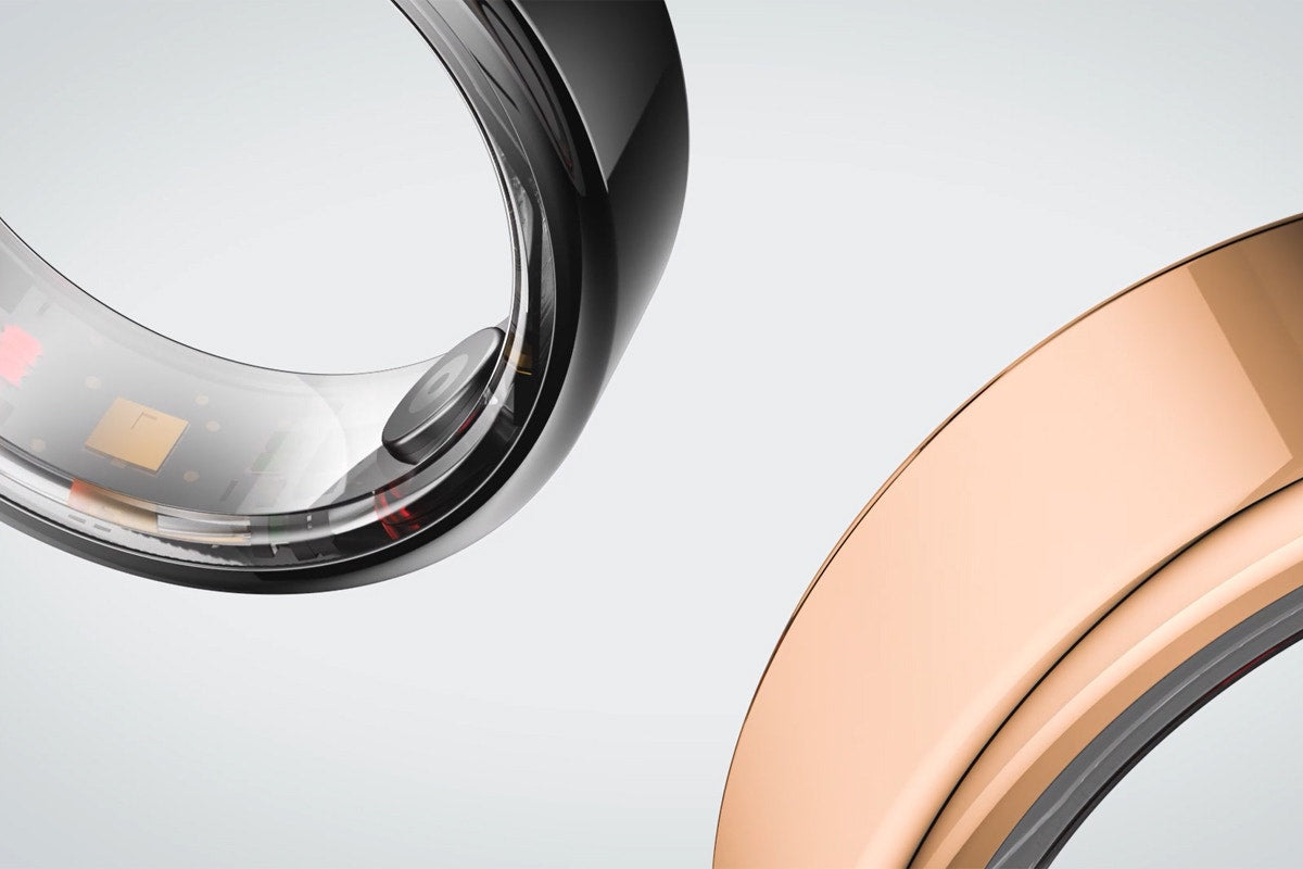 Kogan Aura Smart Ring (Rose Gold, Size 12)