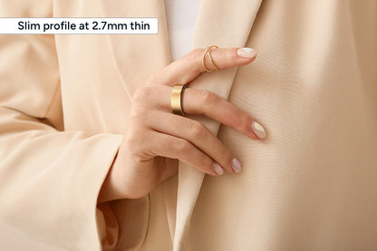 Kogan Aura Smart Ring (Rose Gold, Size 12)