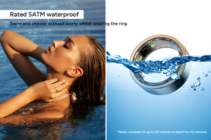 Kogan Aura Smart Ring (Rose Gold, Size 12)