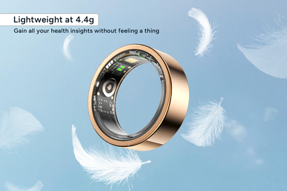 Kogan Aura Smart Ring (Rose Gold, Size 12)