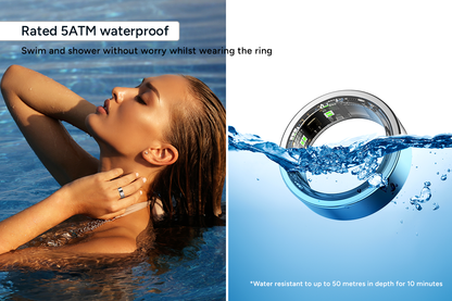 Kogan Aura Smart Ring (Silver; Size 7)