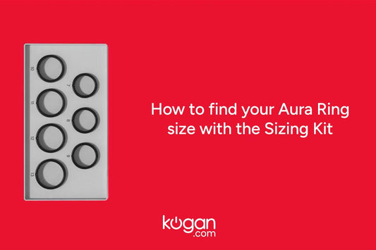 Kogan Aura Ti Smart Ring Sizing Kit (Size 7-13)