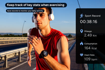 Kogan Aura Ti Smart Ring (Titanium, Graphite, Size 12)