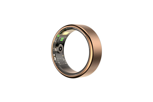 Kogan Aura Ti Smart Ring (Titanium, Rose Gold, Size 11) - Auzzistore