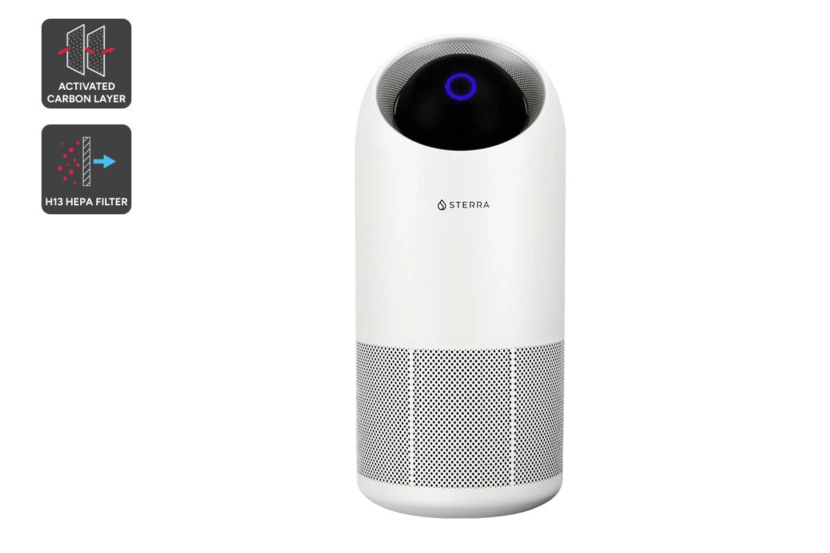 Sterra Moon™ True HEPA-13 Ion Air Purifier (Snow White)