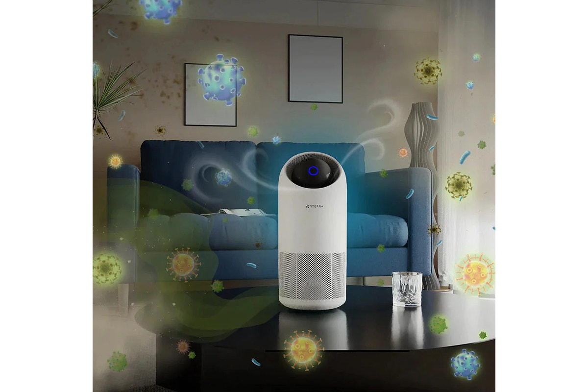 Sterra Moon™ True HEPA-13 Ion Air Purifier (Snow White)