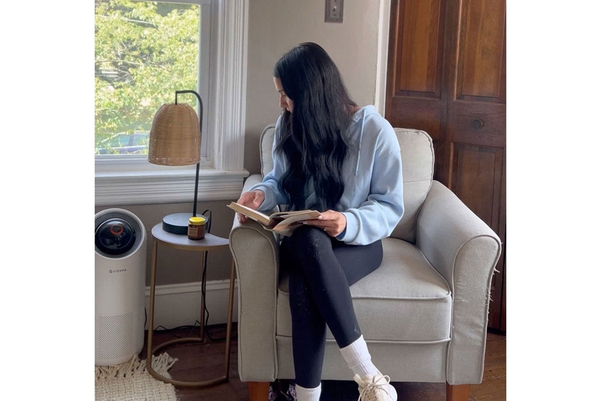 Sterra Moon™ True HEPA-13 Ion Air Purifier (Snow White)