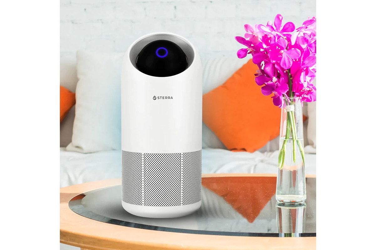 Sterra Moon™ True HEPA-13 Ion Air Purifier (Snow White)