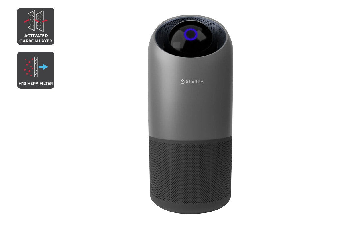 Sterra Moon™ True HEPA-13 Ion Air Purifier (Space Grey)