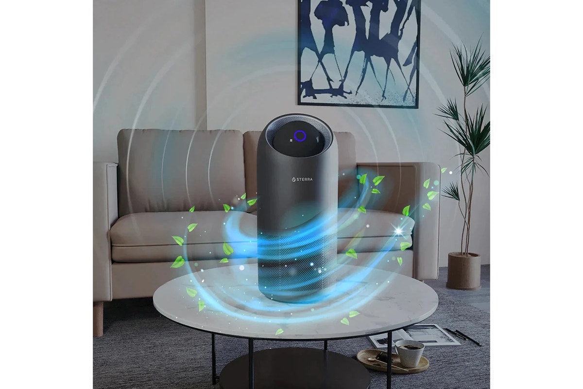 Sterra Moon™ True HEPA-13 Ion Air Purifier (Space Grey)
