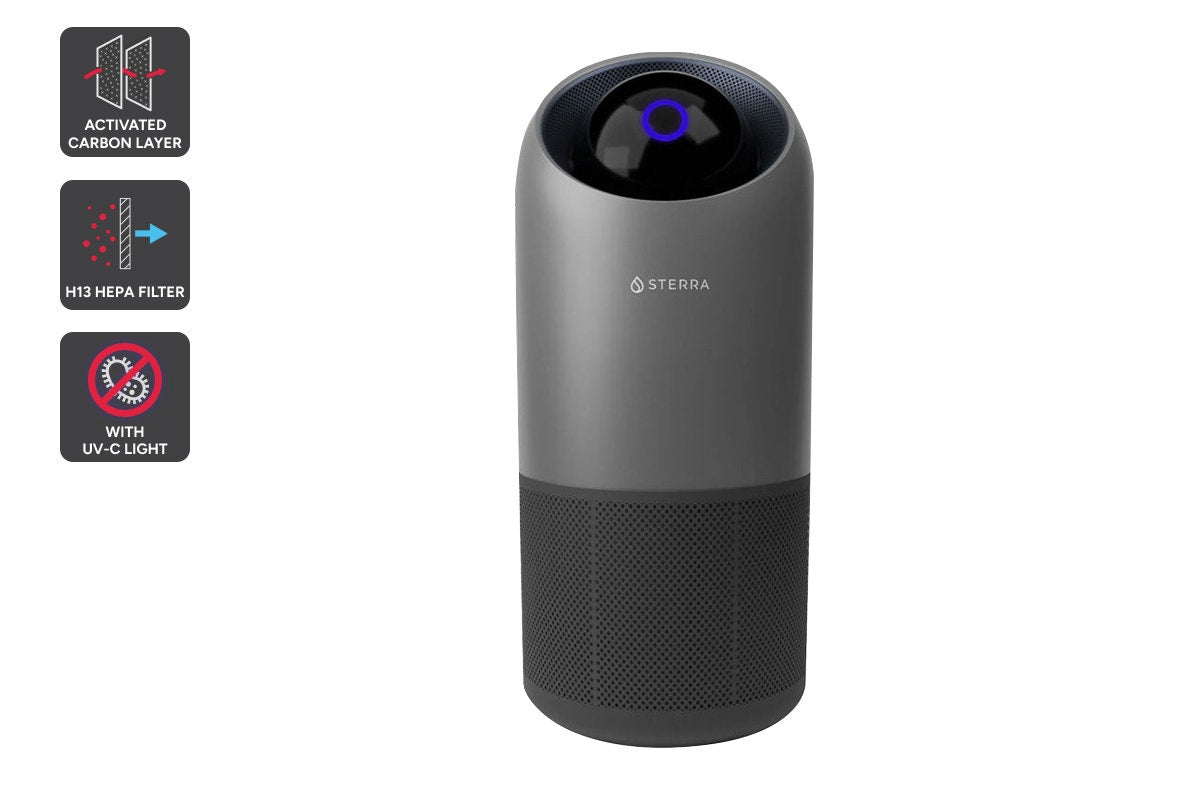 Sterra Moon™ True HEPA-13 UV Air Purifier (Space Grey)