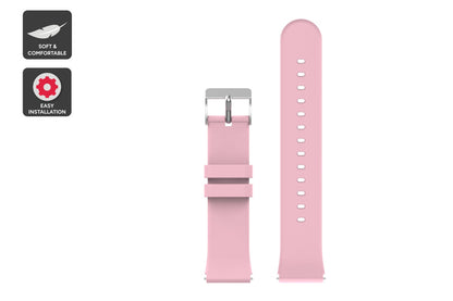 Silicone Strap for Kogan Aura Smart Watch  - Pink)