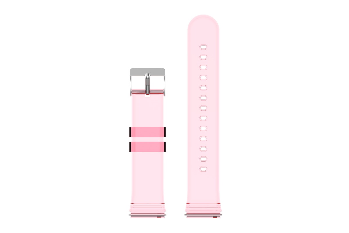 Strap for Kogan Aura Smart Watch  - Pink Transparent)