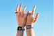 Kogan Aura Smart Watch  - Black Transparent)