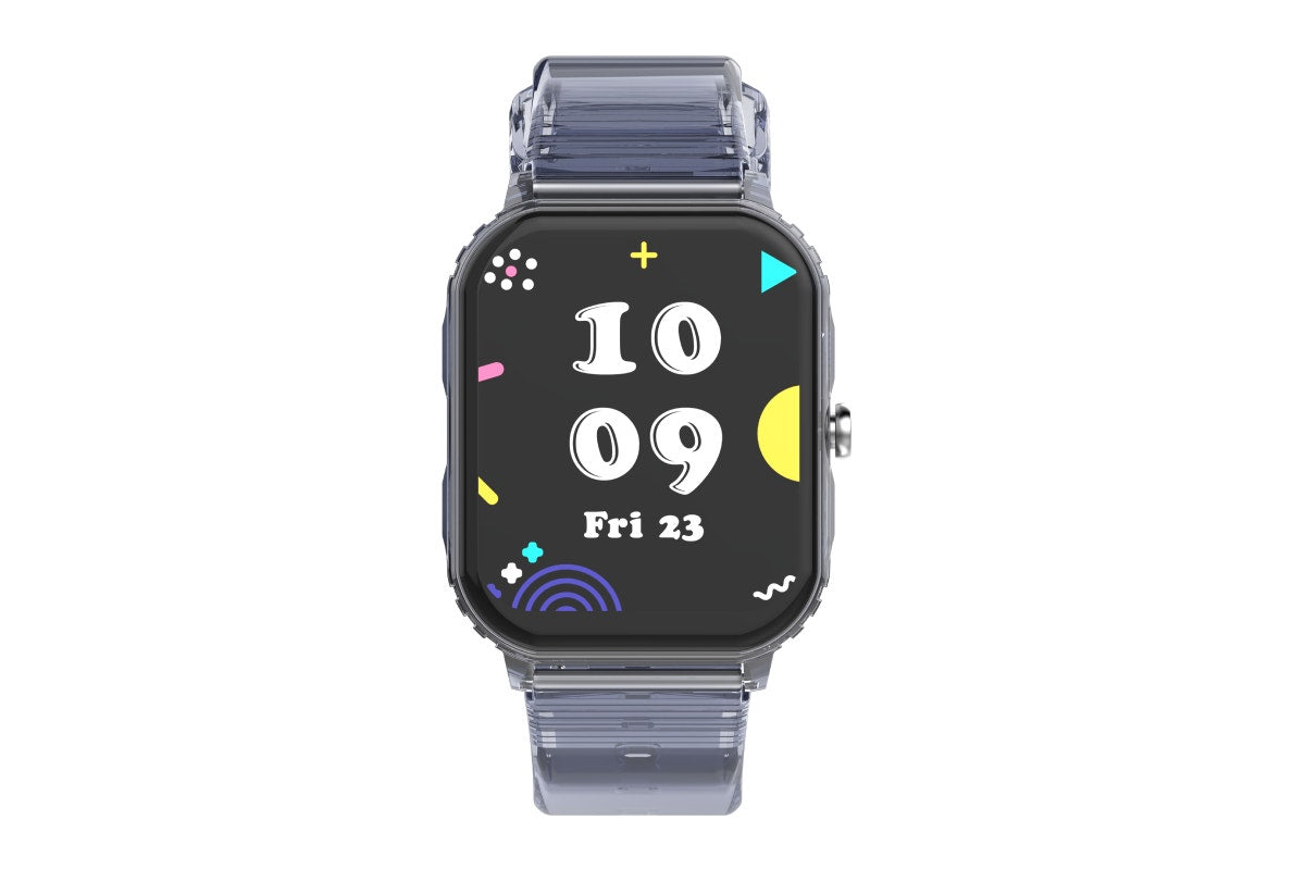 Kogan Aura Smart Watch  - Black Transparent)