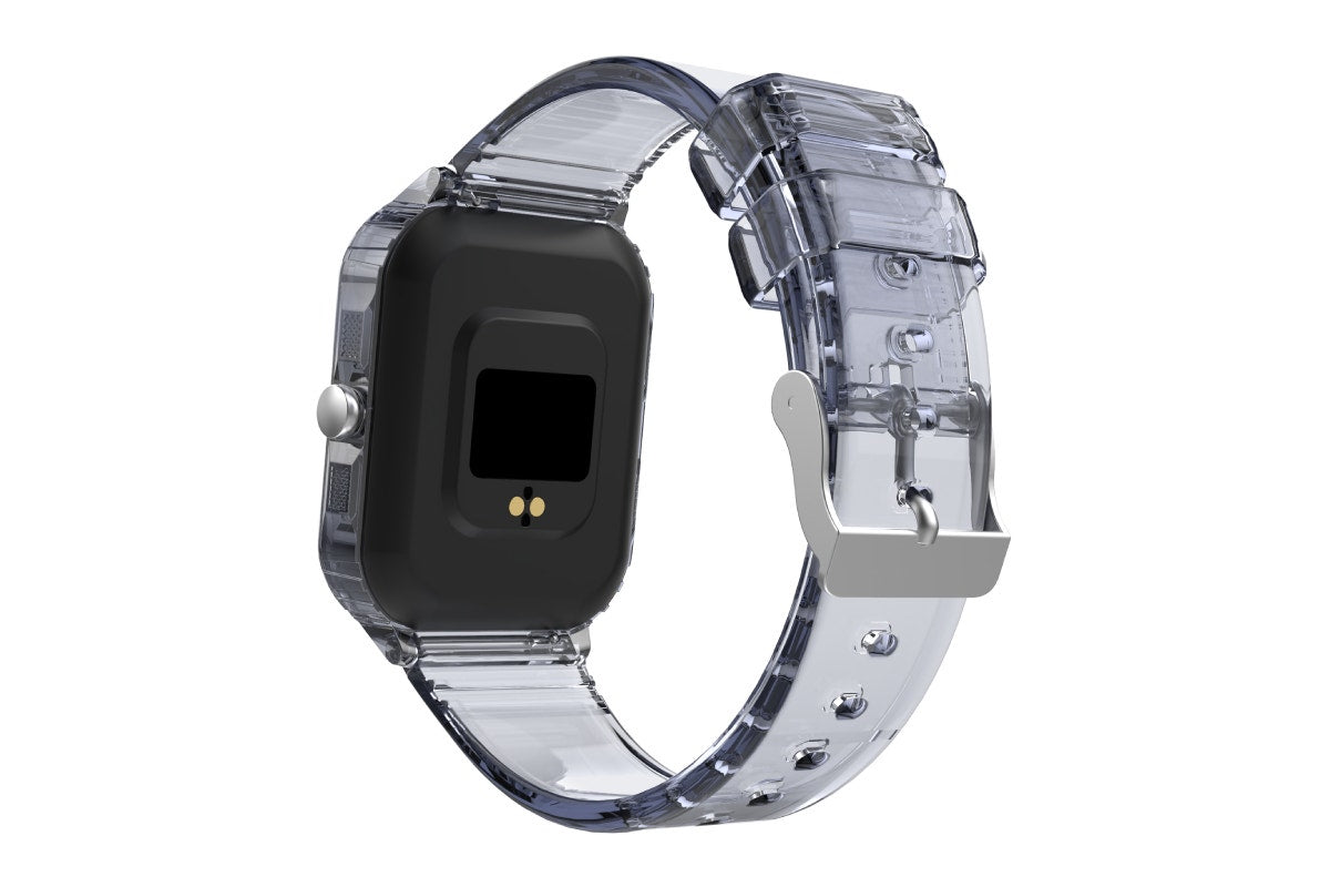 Kogan Aura Smart Watch  - Black Transparent)