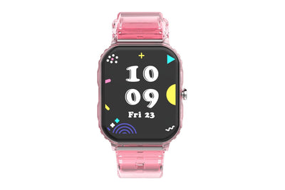 Kogan Aura Smart Watch  - Pink Transparent