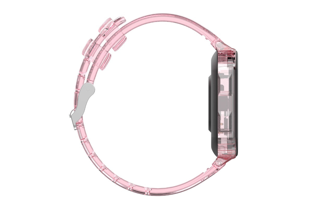 Kogan Aura Smart Watch  - Pink Transparent)