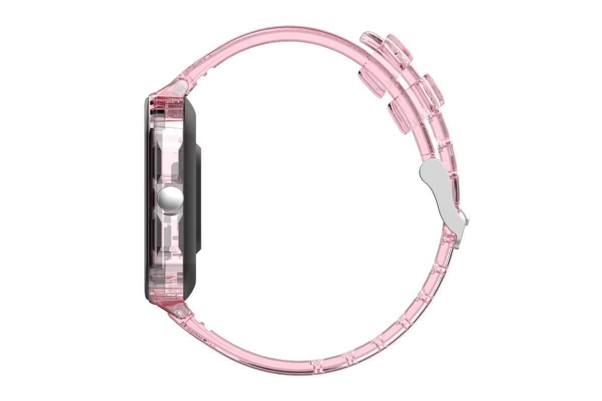 Kogan Aura Smart Watch  - Pink Transparent)