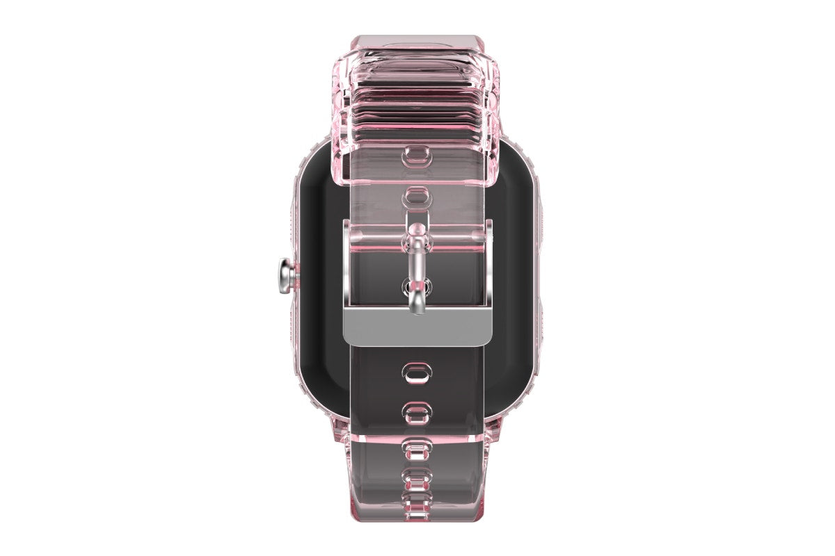 Kogan Aura Smart Watch  - Pink Transparent)