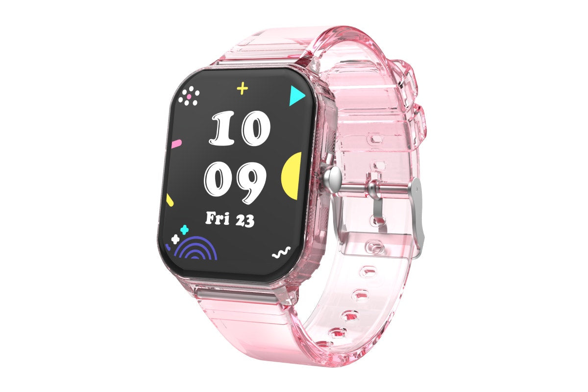 Kogan Aura Smart Watch  - Pink Transparent)