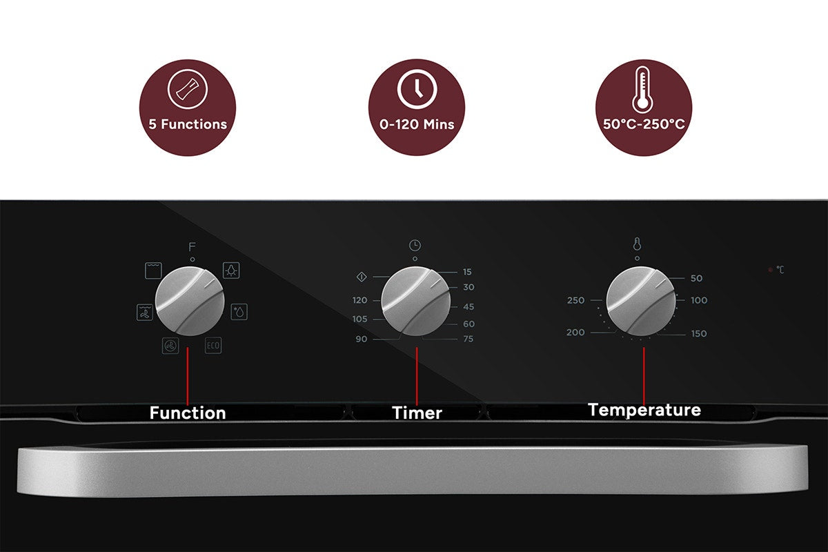 Kogan 60cm Electric Built-in Oven (5 Functions)