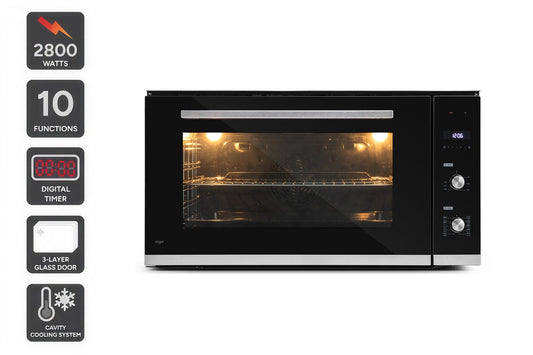 Kogan 90cm Electric Built-in Oven with Digital Timer (10 Functions)