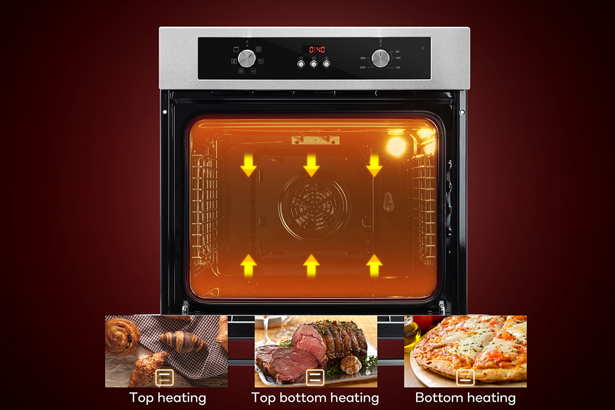 Kogan 60cm Electric Built-in Oven with Digital Timer - 5 Functions