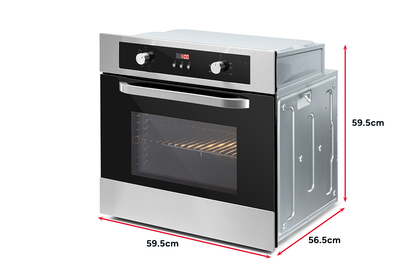 Kogan 60cm Electric Built-in Oven with Digital Timer - 5 Functions