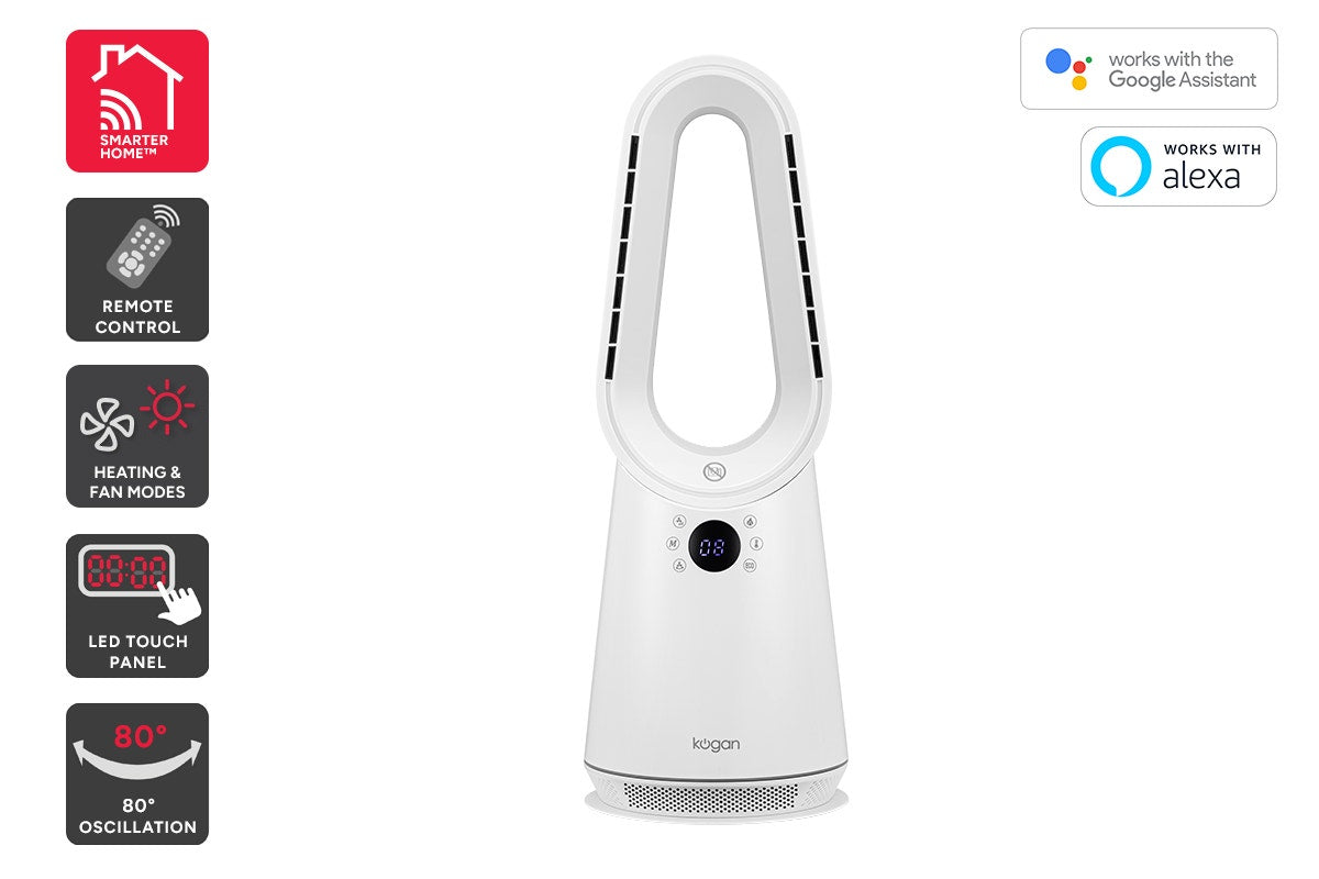 Kogan SmarterHome™ Bladeless Fan and Heater