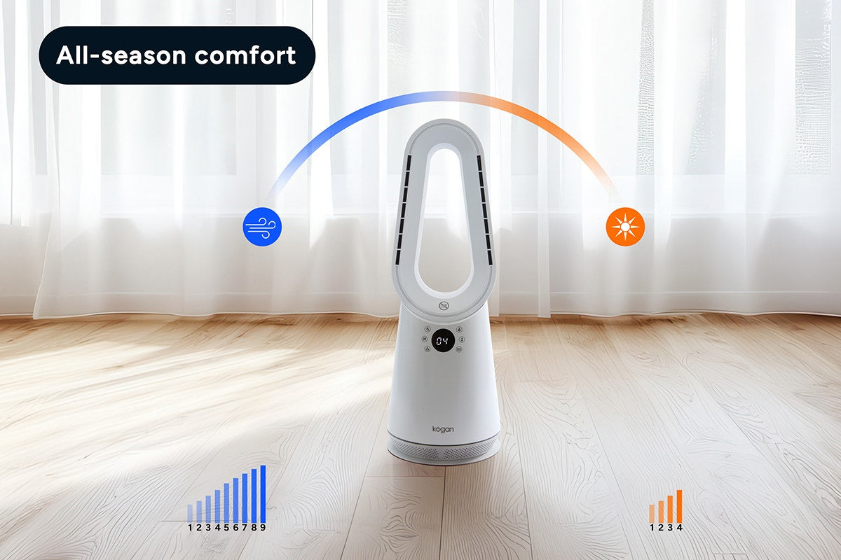 Kogan SmarterHome™ Bladeless Fan and Heater