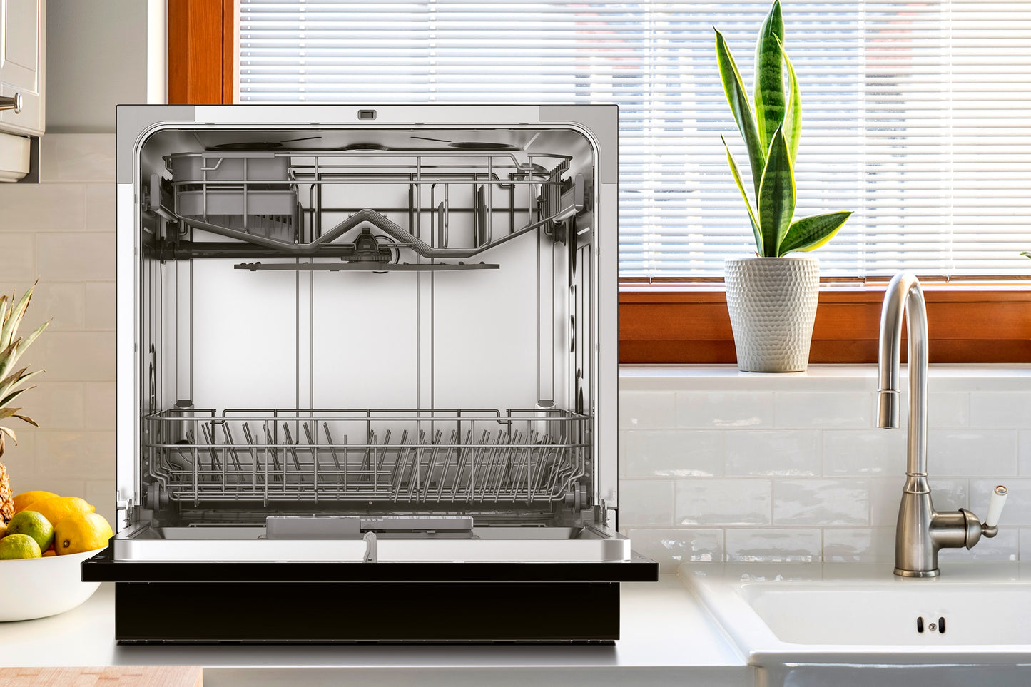 Kogan Benchtop Dishwasher (8 Place, Black)
