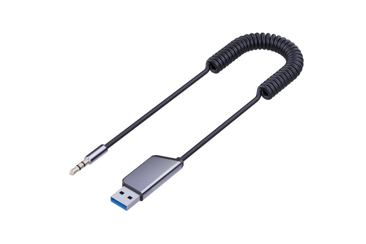 Kogan USB Powered Car Bluetooth Adapter with 3.5mm Aux