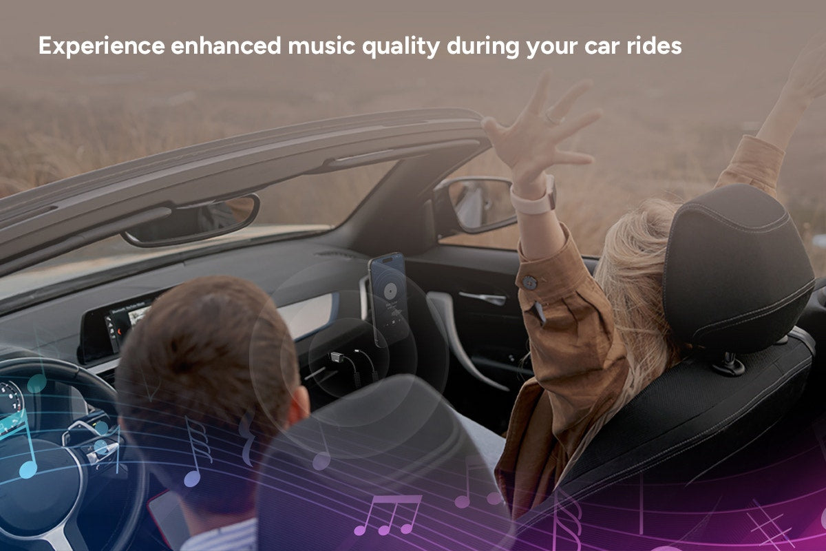 Kogan USB Powered Car Bluetooth Adapter with 3.5mm Aux