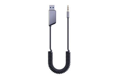 Kogan USB Powered Car Bluetooth Adapter with 3.5mm Aux