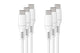 Kogan 100W PD Silicone USB-C Charge Cable  - 2m; 3 Pack)