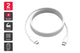Kogan 100W PD Woven USB-C Charging Cable - 2m
