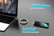 Kogan 100W PD Woven USB-C Charge Cable  - 2m; 3 Pack)