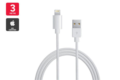 Lightning to USB Cable Certified by Apple MFI (3m)