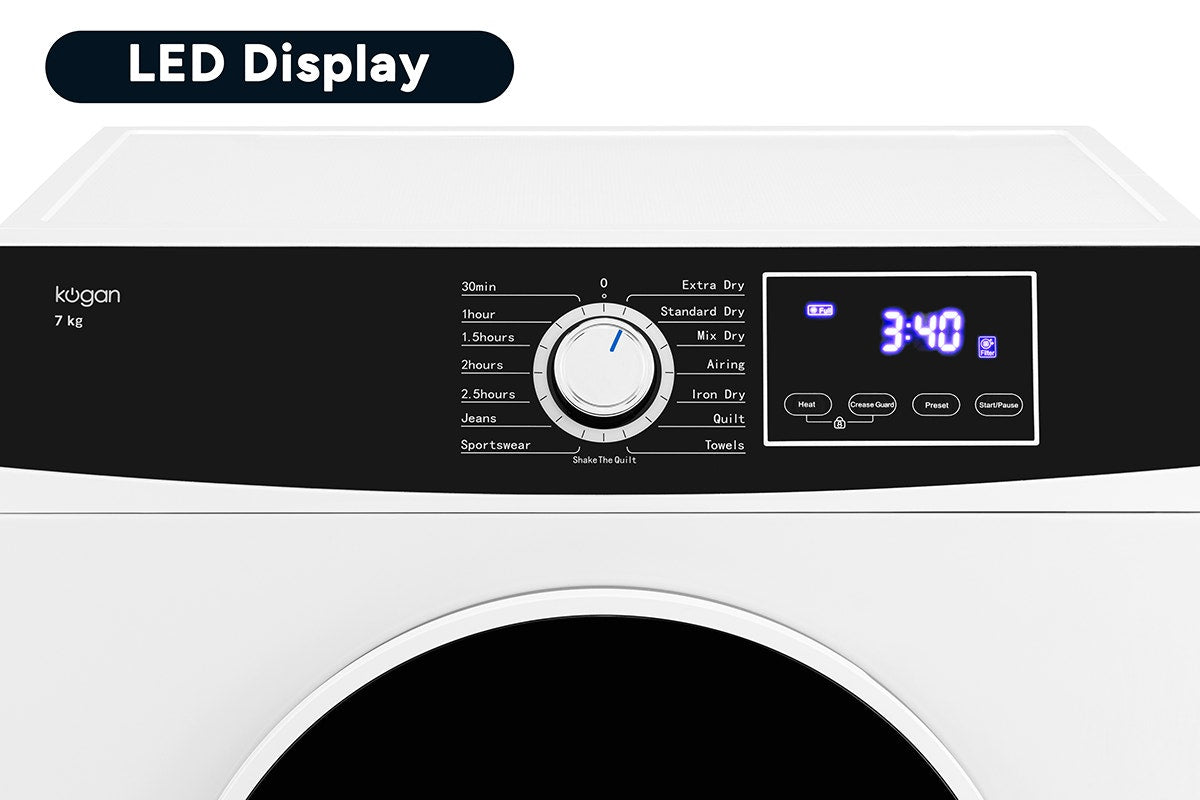 Kogan 7kg Vented Dryer (White)