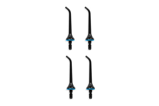 Replacement Tip for Kogan Cordless Advanced Water Flosser  - Black, 4 Pack 