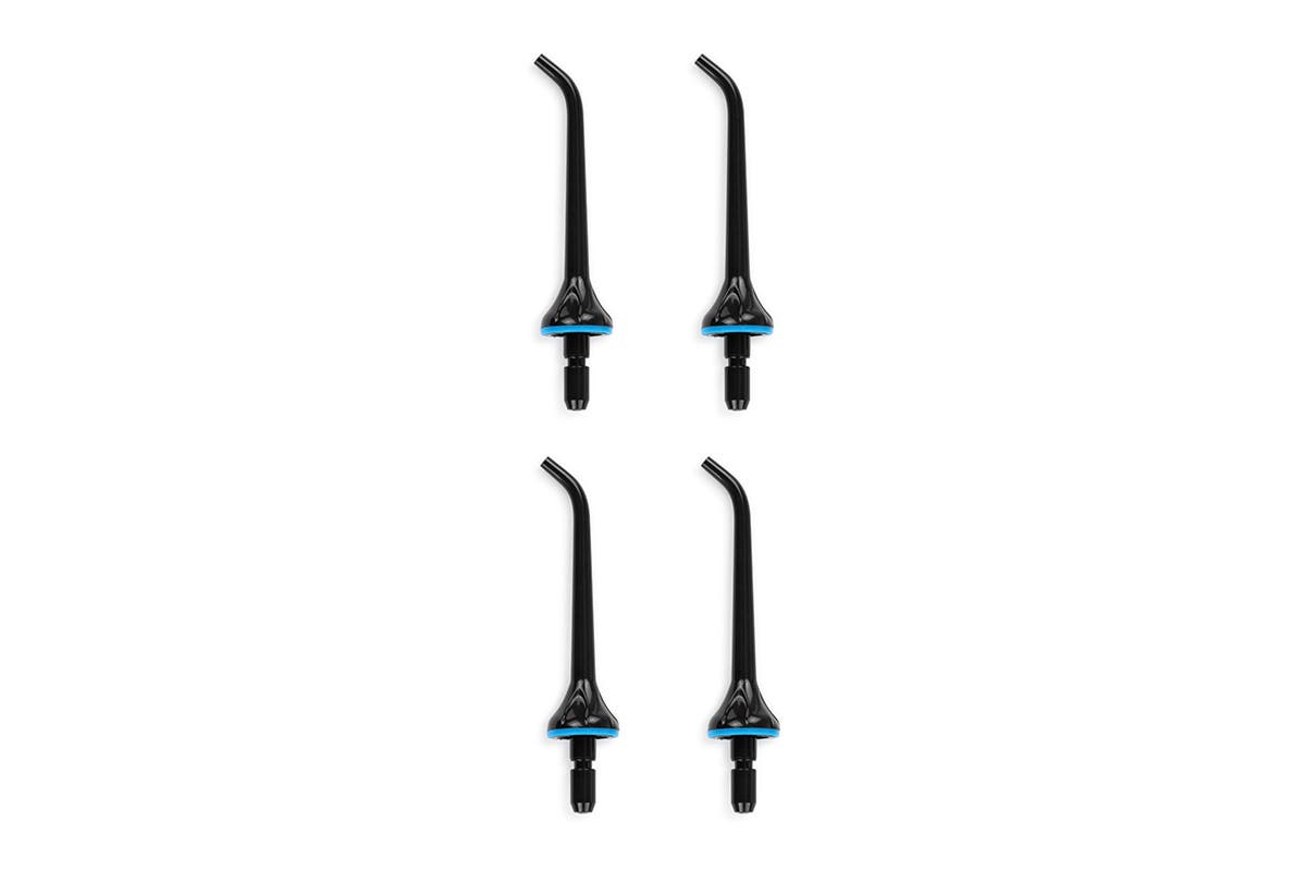 Replacement Tip for Kogan Cordless Advanced Water Flosser  - Black, 4 Pack 