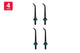 Kogan Cordless Advanced Water Flosser & Replacement Tips Black, 4 Pack