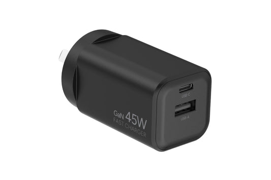 Kogan 45W 2-Port GaN Super Fast PD Phone Charger - Auzzistore